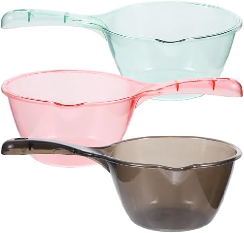 KALLORY 3pcs Plastic Bath Water Scoop Set by KALLORY