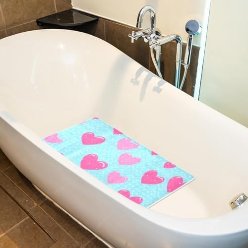 Shower Mat Bathtub Mat, 26.8x15.1 inch, Non-Slip Bath Mat - Image 5