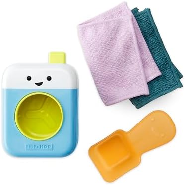 Skip Hop Baby Bath Toy Fresh & Clean Spin Cycle 4-piece Laundry Pretend Play by Unknown