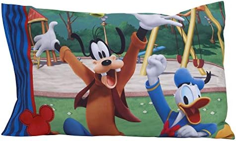 Disney Mickey's Big Adventure Blue, Fitted Bottom Sheet, Flat Top Sheet - Image 6