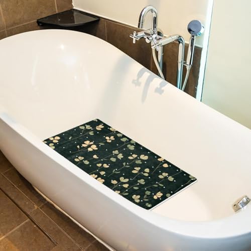 Bathtub Mat Non Slip 26.8x15.1 Inch, Clovers Shower Mat - Image 5
