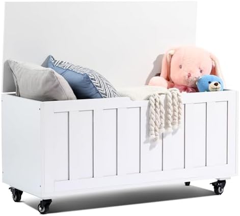 HYZ Storage Chest, 39.4'' Wooden Storage Bench by HYZ