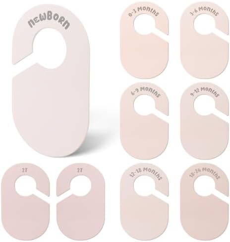 MEILIDY Double Sided Baby Closet Dividers by MEILIDY