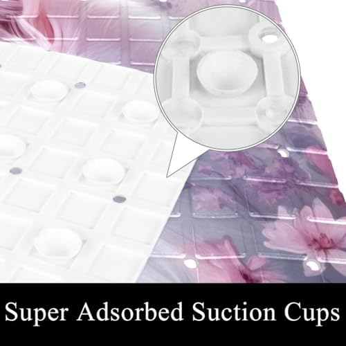 Non Slip Bathtub and Shower Mat 26.8x15.1 inch, Bath Mat - Image 3