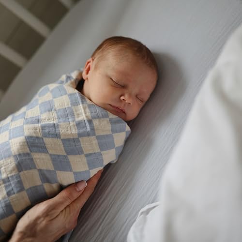 mushie Extra Soft Muslin Fitted Crib Sheet | 192 Thread Count | 28"x 52" - Image 3