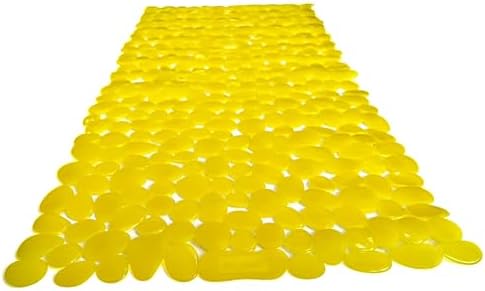“Pebbles” Non-Slip Bathtub/Shower Mat 27.5”x14” Rectangular, Machine-Washable by TikeSmart