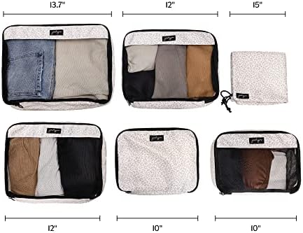 Jadyn Packing Cubes for Travel, 6-Piece Large Packing Cube Organizer Set for - Image 2