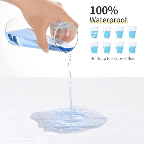 CoolShields Reusable Waterproof Bed Pads Washable Underpads 34 x 72 - Image 2