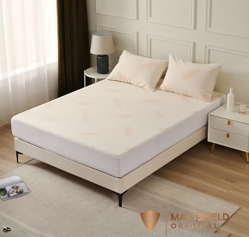 Waterproof Organic Mattress Protector Twin Size – Premium Soft Organic Cotton - Image 3