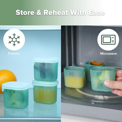 haakaa Silicone Baby Food Containers - Image 4