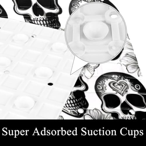 Shower Mat Bathtub Mat, 26.8x15.1 inch, Non-Slip Bath Mat - Image 3
