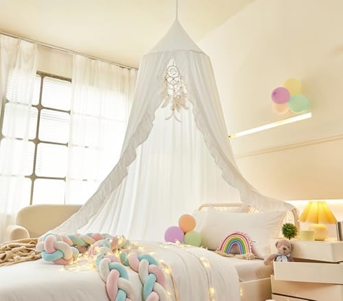 Mengersi Bed Canopy for Girls, Modern Style by Mengersi