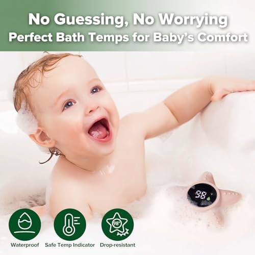 Haakaa Silicone Baby Bath Thermometer – Water Temperature Thermometer - Image 2