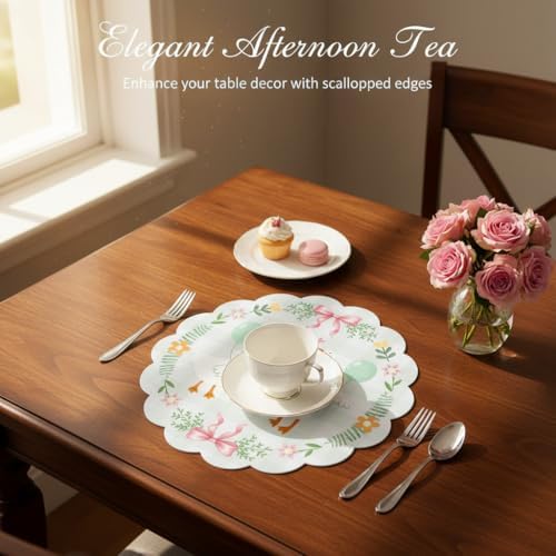 MYUPDALIN Silly Goose Disposable Paper Placemats, Sage Green - Image 5