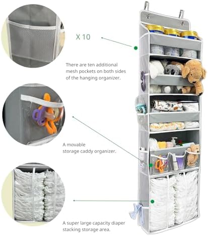 Door Hanging Storage Organizer, - Image 3