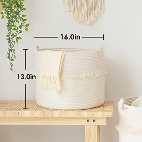 CherryNow 45L Woven Rope Baby Basket - Image 3