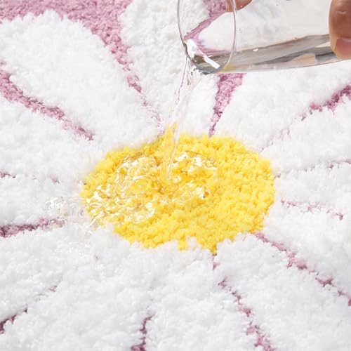 Cute Bath Mat, Water Absorption Non Slip Mat, Soft Machine Wash Rug Mat - Image 4