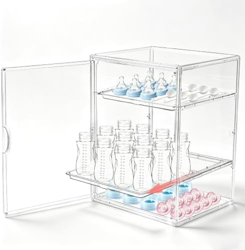 Upgraded Baby Bottle Storage Organizer by Shopwithgreen