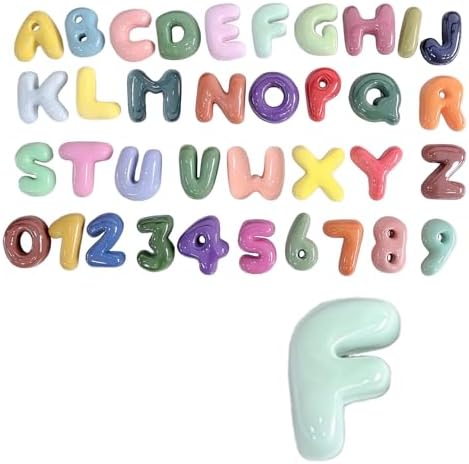 4 Inch Gypsum Letter or Number for Wall Decor, Single Alphabet or Digit for by Train2decor