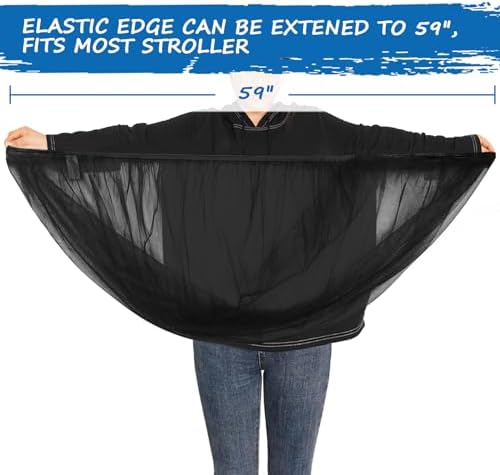 Baby Mosquito Net for Stroller, Reusable Bug Net and Mesh Protection - Image 2