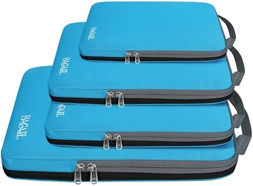 BAGAIL 4 Set/6 Set/8 Set Compression Packing Cubes Travel Accessories by BAGAIL