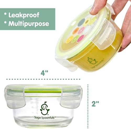 Sage Spoonfuls Glass Baby Food Containers - Image 6