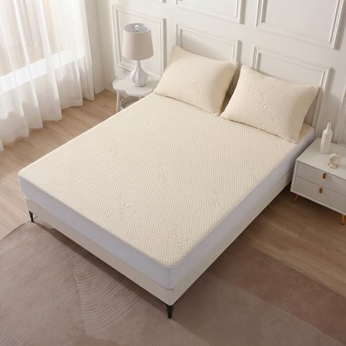 Luxury Waterproof Organic Mattress Protector Cal King Size - Image 3