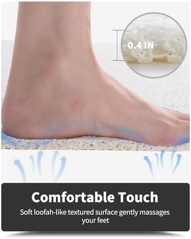 Non-Slip Bathtub Mat, 20x32 Inch, Shower Mats - Image 3
