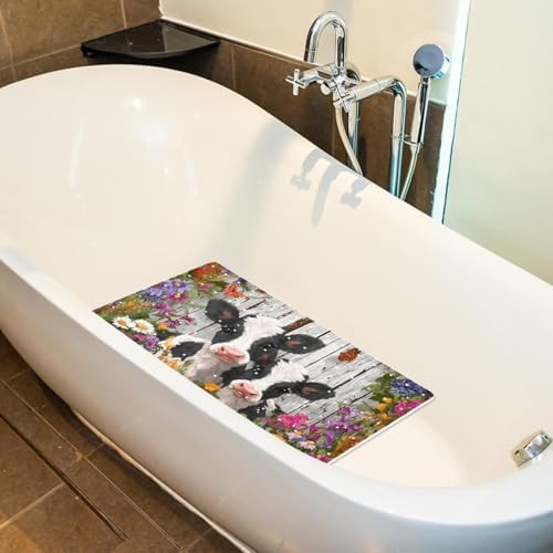 Non Slip Shower Mat Bathtub Mat 15.1x26.8 Inch, Quick Dry Bath Mat - Image 5