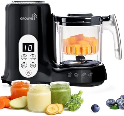 Grownsy Baby Food Maker, Steamer & Blender Baby Food Processor by GROWNSY