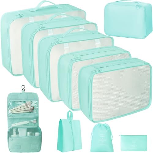 10 Pcs Set Packing Cubes by WelcometoLUCDNC