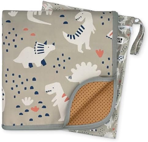 51"" Heavy Duty Baby Splat Mat for Under High Chair | Includes Wet Bag | by Wildcubz