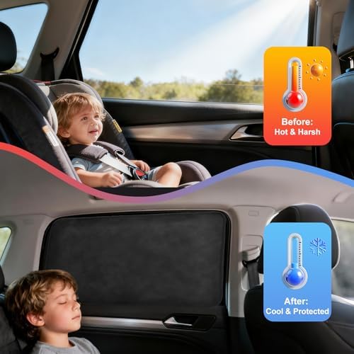 XCBYT Magnetic Car Window Shades - Image 3