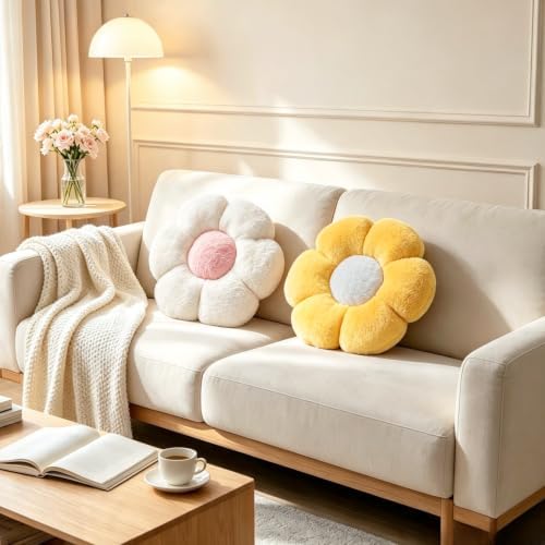 2 Pcs Flower Floor Pillow for Girls - Image 2