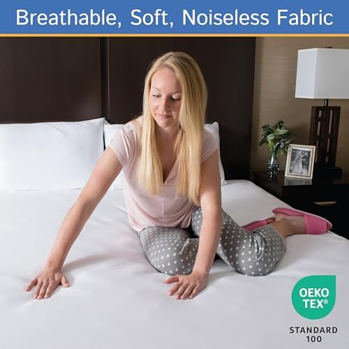 Twin Size Mattress or Box Spring Encasement Waterproof Zippered Protector - Image 5