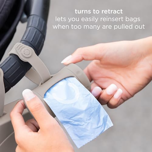 Ubbi Retractable Bag Dispenser for Diaper Bag Value Set - Image 3