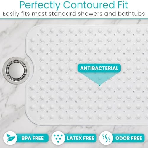 Vive Bathtub Mat for Bath & Shower Floors - Image 3