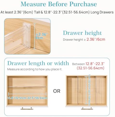 Vtopmart 2.36" Drawer Dividers - Image 2