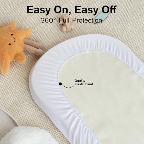 Waterproof Bassinet Mattress Pad Cover - Image 2