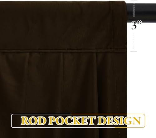StangH Brown Waterfall Valance Curtain - Image 2