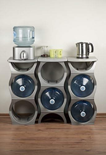 Bariboo Stackable Water Bottle Storage Rack Best Water Jugs 5 Gallon Organizer. - Image 3