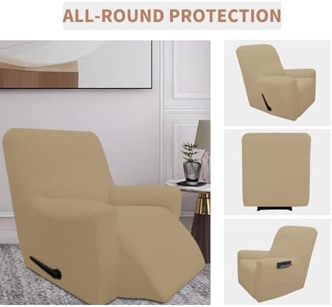 Easy-Going 100% Waterproof Recliner Chair Cover，1-Piece Recliner Slipcover - Image 4