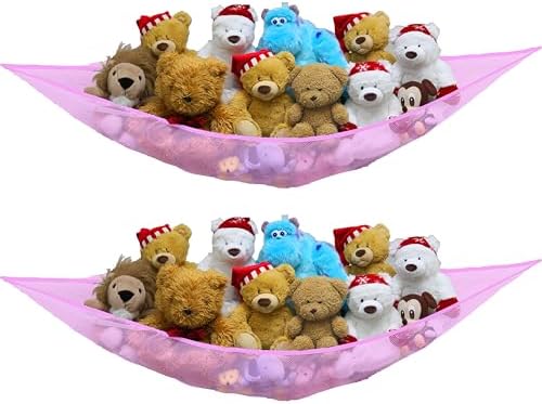 Simple Houseware 2 Pack Stuffed Animal Toy Hammock Net by SimpleHouseware