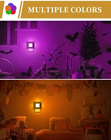 DORESshop Orange Night Light, Night Lights Plug Into Wall Halloween - Image 5