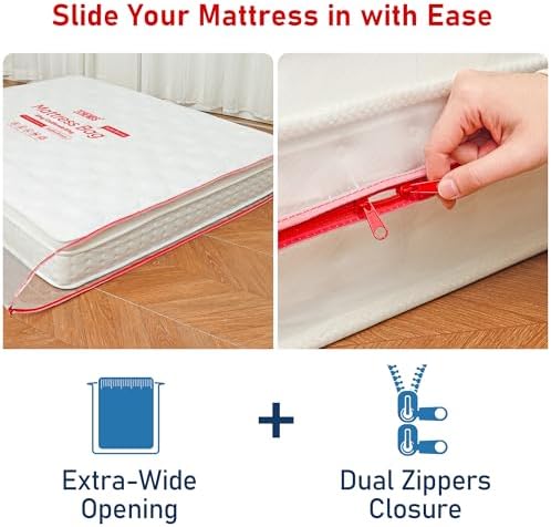 ZCHENBS® - 2 PK King/Cali King Mattress Bags - Image 3