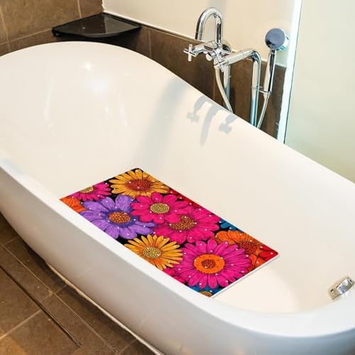 Shower Mat Bathtub Mat, 26.8x15.1 inch, Non-Slip Bath Mat - Image 4