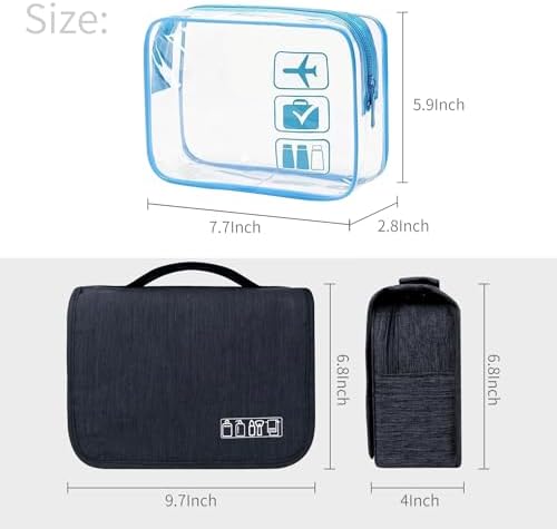 Lcsmaokin Large Capacity Toiletry Bag Travel Bag - Image 3