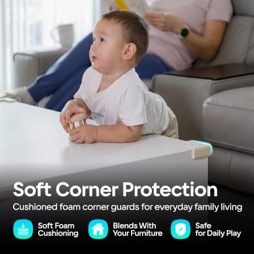 Komfortology 8-Pack Baby Proofing Corner Protectors - Image 2