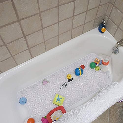 YINENN Bath and Shower Safety Mats 40x16 inch, Non Slip - Image 2