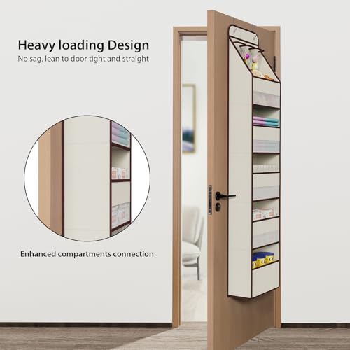 Univivi Fabric Over Door Hanging Organizer - Image 2